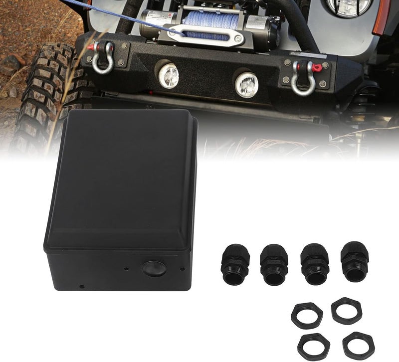 Cocoarm Winch Control Box Winch Box Winch Control Box Winch Controller Housing Abs High Kit For 8000 To 20000Lb Electric Winch - Image 5